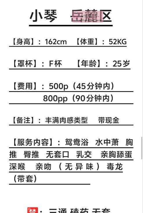 F杯巨乳小琴 - 湖南-长沙 楼凤实拍第4张