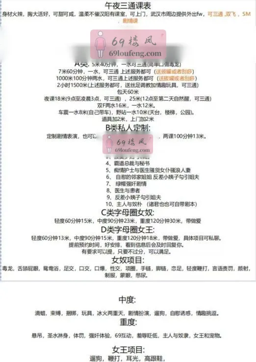 汉阳SM三通午夜 - 湖北-武汉 楼凤实拍第4张