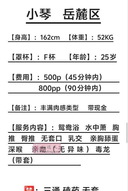 岳麓F罩杯小琴 - 湖南-长沙 楼凤实拍第4张