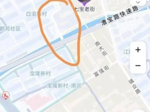 导航到七宝老街天主教堂 - 上海 快餐扫街实拍