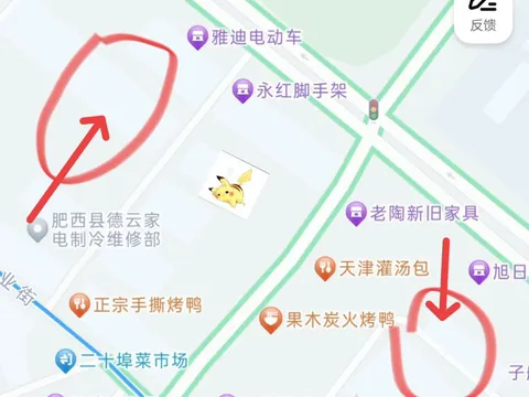 图中红色⭕圈的三个位置 地铁口小姐 安徽-合肥