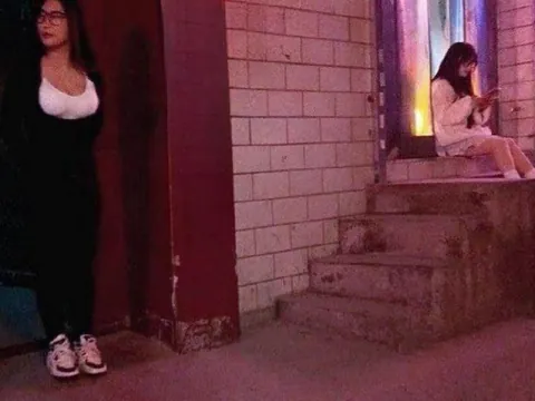 南沙黄阁东里村站街 - 广东-广州 快餐扫街实拍