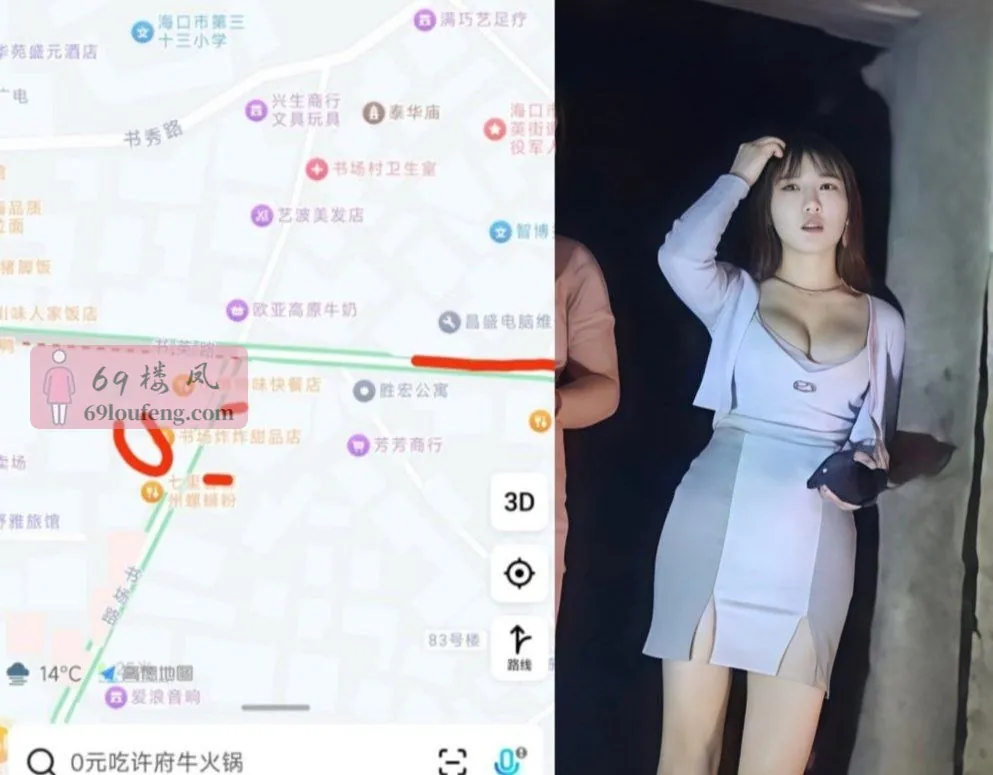 海口许府牛肉火锅的附近 - 海南-海口 楼凤实拍第1张