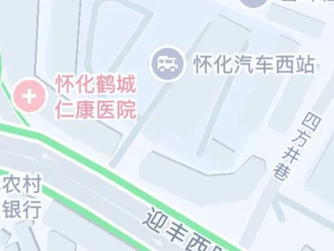 汽车站西站后街以及丽城宾馆附近也有零散的 湖南-怀化 快餐服务实景图