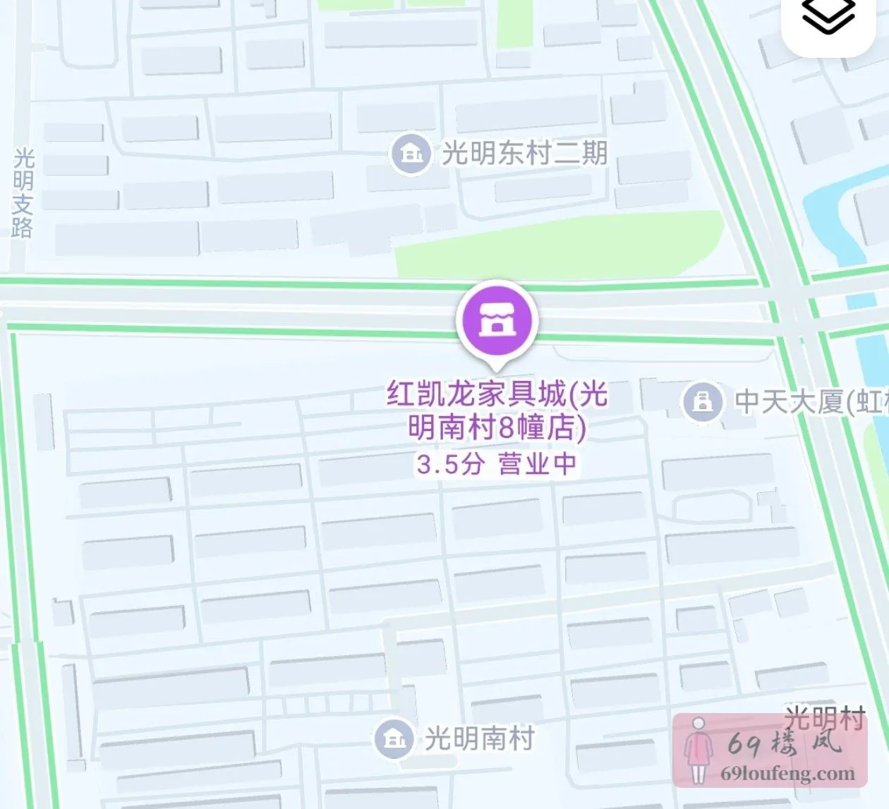 光明南村这条路边上，和他们东村二期小区车库 - 江苏-南通 楼凤实拍第1张