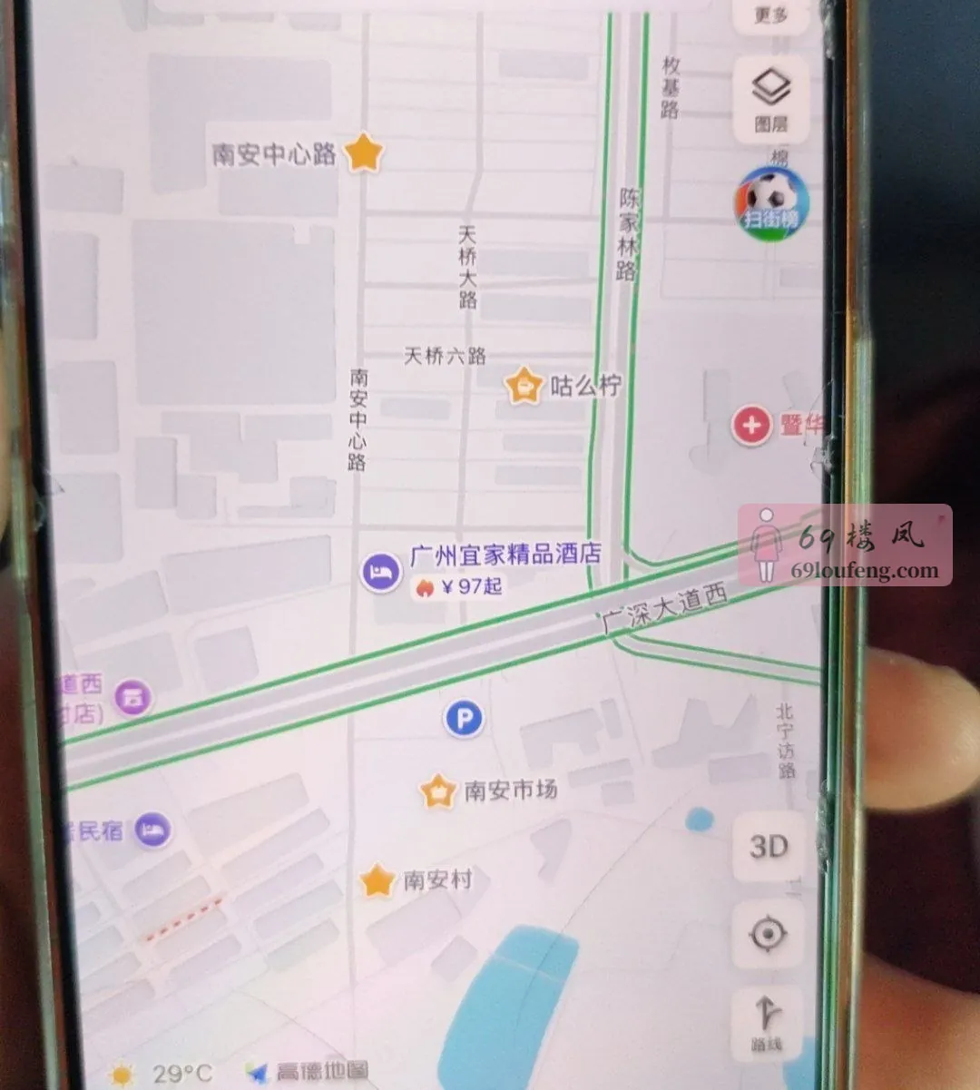 增城南安地址图中星标附近就是多转转有年轻 - 广东-广州 楼凤实拍第1张