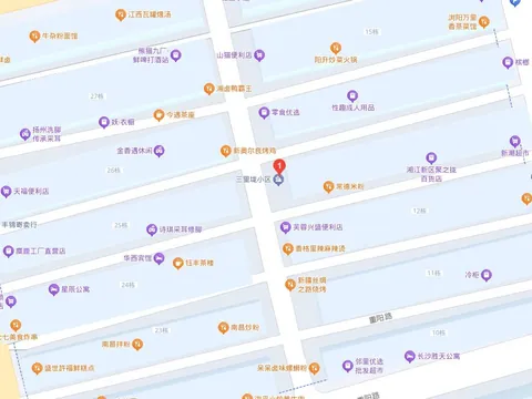 玉兰路三里垅小区 湖南-长沙 快餐按摩店现场实拍
