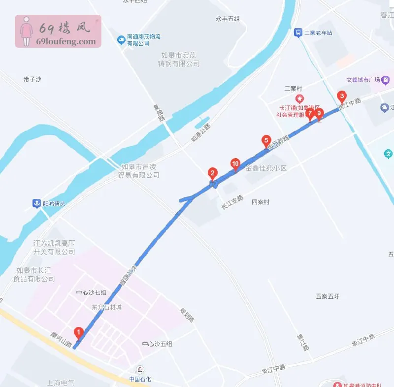 走到长江西路上看到两边有几家足浴、按摩、 - 江苏-南通 楼凤实拍第1张