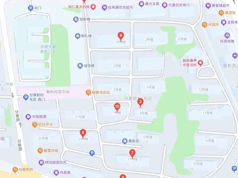 井岗路甘泉新村东区南门附近 巷子 安徽-合肥