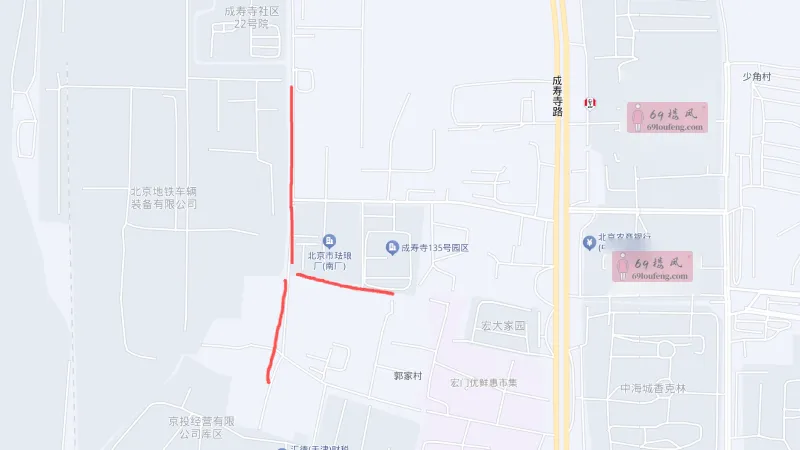 夜探成寿寺 - 北京-丰台区 楼凤实拍第1张