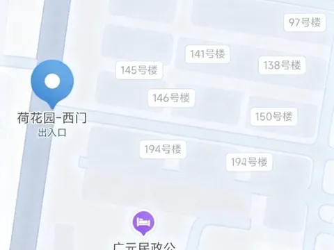 导航到市利州区荷花园西门 地铁口小姐 四川-广元