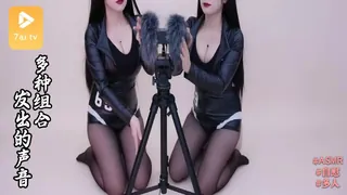 #ASMR - 多种组合发出的声音 - 极具视觉冲击力的7aiTV内容