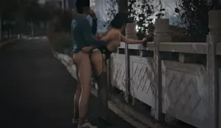 全网精选精选视频：金主带骚婊子夜店之后的路边放纵 完整版