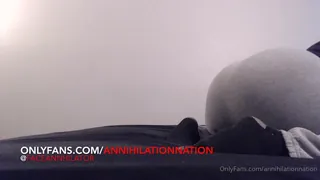 91视频官方收录：“我得到了很多要求，看到我在灰色的汗水中撕裂屁股，所以在这里！你们所有人都想看这个屁股吗？”("I've gotten a lot of requests to see me rip ass in grey sweats, so here it is! Anything else y'all wanna see this ass blast in?")