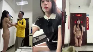 调教母狗，主人的任务，全裸自慰挑战 家门口 取外卖 坐出租车 男公厕 - 高清在线观看