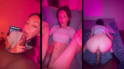 全网精选题材必看：黑人的鸡巴快和她的小腿一样长了，抱着啃，抱着操 封面图