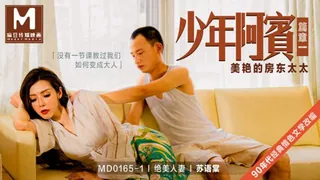 查看 MD-0165-1.苏语棠.绝美人妻.少年阿宾.篇章一.美艳的房东太太.麻豆传媒映画 的详细介绍与播放