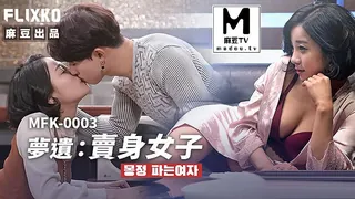 91社区热议作品：MFK-0003 FLIXKO 梦遗 卖身女子 实拍
