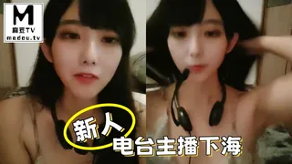 麻豆TV栏目：新人~电台主播下海 精彩封面