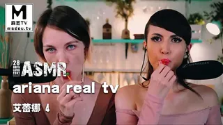 麻豆TV高分作品推荐：#asmr ariana real tv 艾蕾娜 4