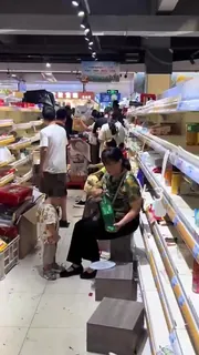 猫咪av站栏目：台风前的超市 精彩封面