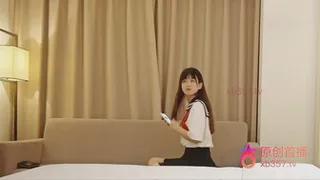 猫咪av站精选视频：可愛清純小蘿莉床上騷話綿綿淫蕩小母狗 完整版