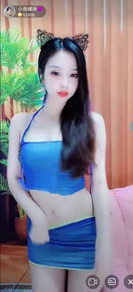蓝衣 美女主播 手机浏览器流畅观看预览