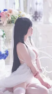 91社区热议作品：#国产 #国产福利 #超高清 #写真 【清水由乃】cos 鹩-花嫁# 实拍